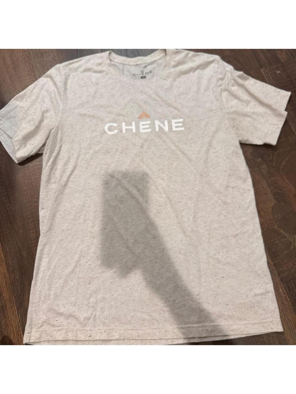 Men's Grey and Cream Tshirt